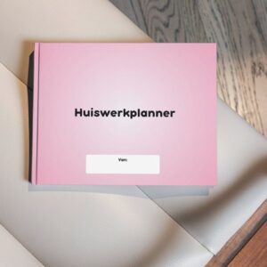 Huiswerkplanner roze